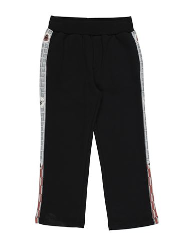 Monnalisa Toddler Boy Pants Black Size 6 Cotton In Black