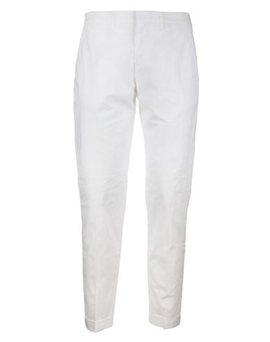 Fay Pants Man Pants White Size 34 Cotton