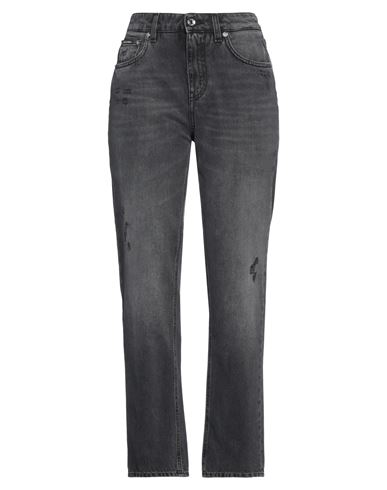 Dolce & Gabbana Woman Jeans Black Size 10 Cotton In Black