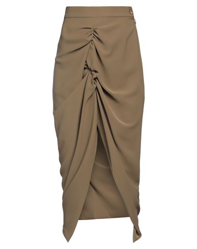 Vivienne Westwood Woman Midi Skirt Military Green Size 4 Polyester