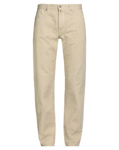 Incotex Man Jeans Beige Size 33 Cotton In Multi