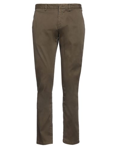 Pt Torino Man Pants Dark Green Size 34 Cotton, Elastane