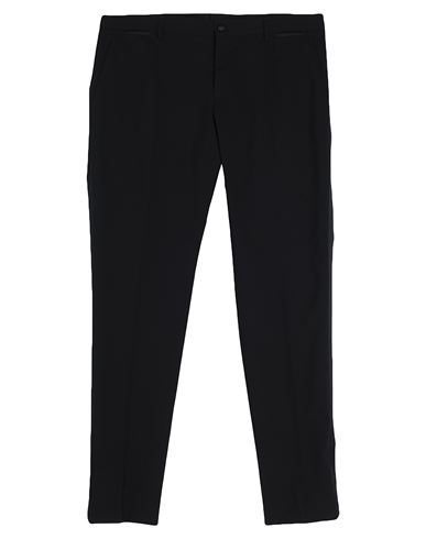 Dolce & Gabbana Man Pants Black Size 38 Virgin Wool, Silk, Polyester, Elastane