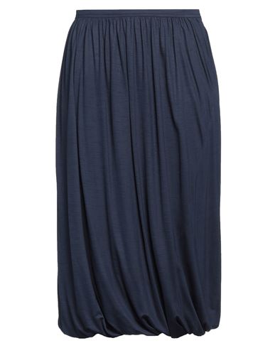Sofie D'hoore Woman Midi Skirt Blue Size 8 Wool