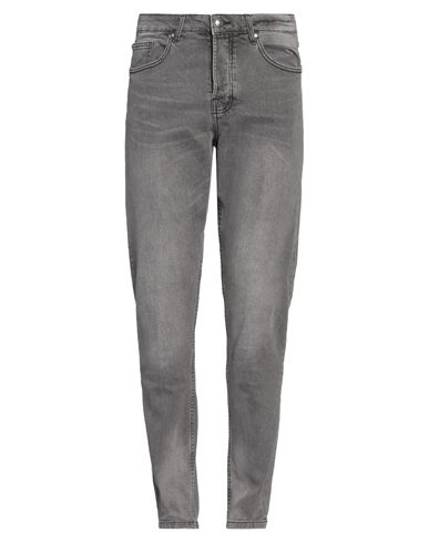 John Richmond Man Jeans Black Size 35 Cotton, Elastane In Gray
