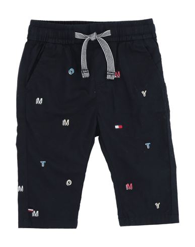 Tommy Hilfiger Babies'  Newborn Boy Pants Navy Blue Size 0 Cotton, Elastane