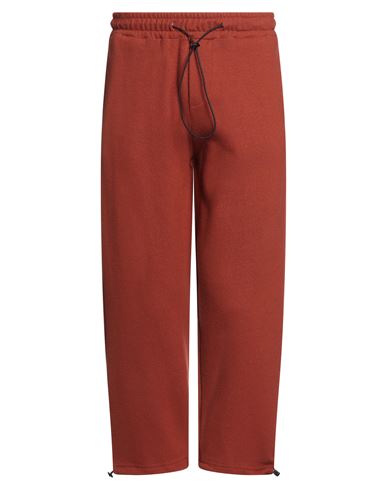 Costumein Man Pants Rust Size Xs Virgin Wool, Polyamide In Red
