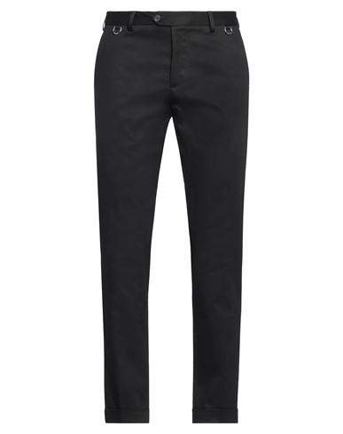 John Richmond Man Pants Black Size 38 Cotton, Elastane