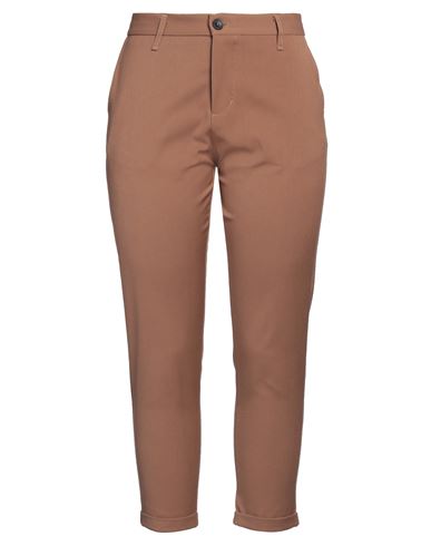 IMPERIAL IMPERIAL WOMAN PANTS CAMEL SIZE 16 POLYESTER, VISCOSE, ELASTANE 