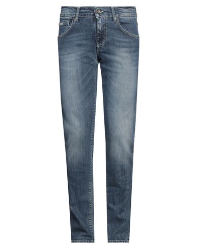 Shop Dolce & Gabbana Man Jeans Blue Size 42 Cotton, Elastane, Cow Leather