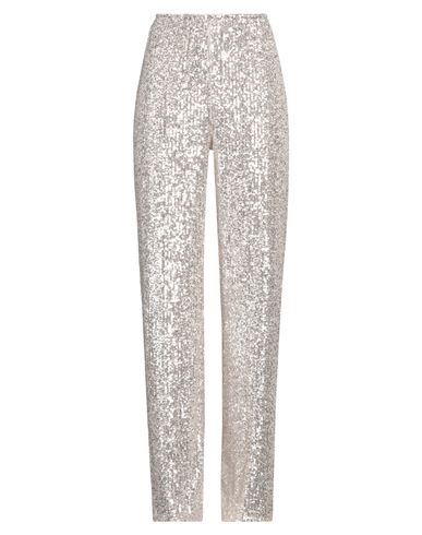 HAVEONE HAVEONE WOMAN PANTS BEIGE SIZE S POLYESTER, ELASTIC FIBRES 