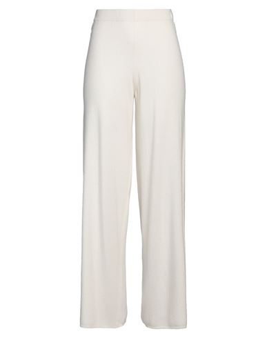 Vicolo Woman Pants Ivory Size Onesize Viscose, Polyamide, Wool, Cashmere In White