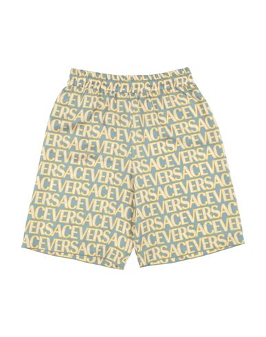 Versace Young Toddler Boy Shorts & Bermuda Shorts Pastel Blue Size 6 Silk In Blue