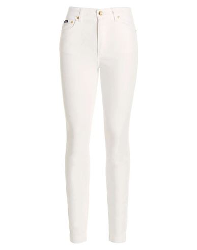 Dolce & Gabbana Jeans Pants Woman Jeans White Size 6 Cotton In Brown