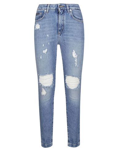 Shop Dolce & Gabbana Jeans Pants Woman Jeans Blue Size 8 Cotton