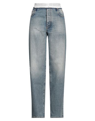 Shop Darkpark Woman Jeans Blue Size 27 Cotton