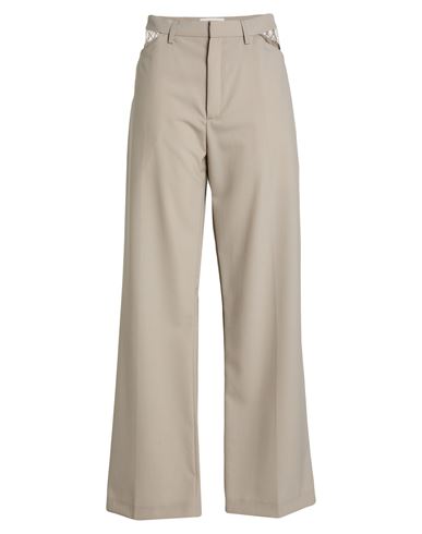 Dion Lee Woman Pants Grey Size M Wool In Gold
