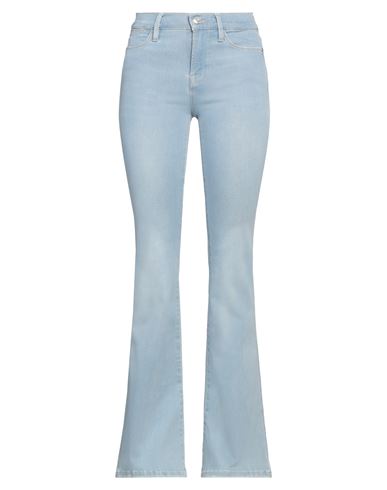 FRAME FRAME WOMAN JEANS BLUE SIZE 29 COTTON, POST-CONSUMER RECYCLED COTTON, LYOCELL, ELASTERELL-P, ELASTAN 