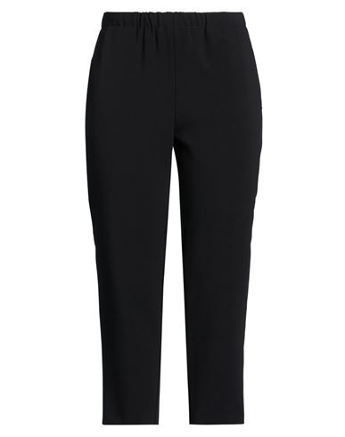 Ottod'ame Woman Pants Black Size 10 Polyester, Viscose, Elastane In Black
