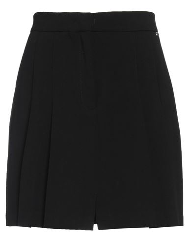 Kaos Woman Mini Skirt Black Size 4 Polyester, Viscose, Elastane In Black