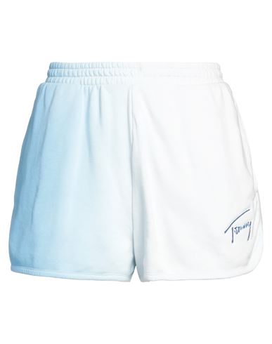 Tommy Jeans Woman Shorts & Bermuda Shorts Sky Blue Size L Cotton, Polyester In Blue