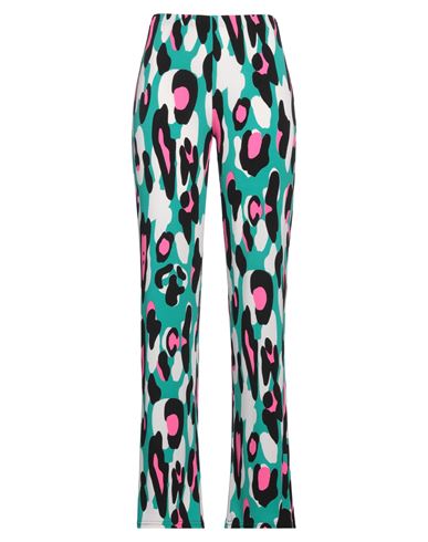 Au Soleil De Saint Tropez Woman Pants Green Size 8 Polyester, Elastane In Green