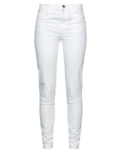 Emporio Armani Woman Pants White Size 29 Cotton, Polyester, Elastane