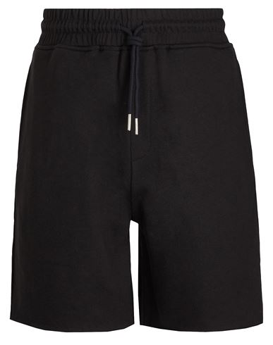 8 By Yoox Organic Cotton Pull-on Shorts Man Shorts & Bermuda Shorts Black Size Xl Organic Cotton