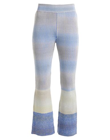 Simkhai Woman Pants Blue Size M Cotton, Rayon, Nylon, Elastane In Blue