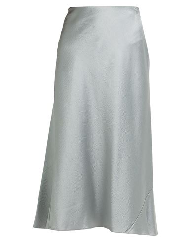 Theory Woman Midi Skirt Light Green Size 8 Acetate, Wool, Viscose In Green