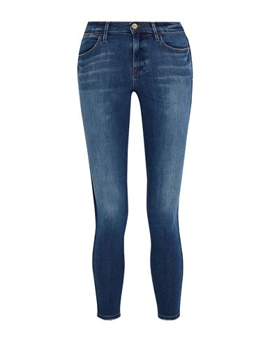 FRAME FRAME WOMAN JEANS BLUE SIZE 24 COTTON, MODAL, ELASTERELL-P, ELASTANE 