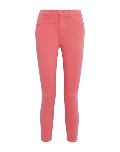 J Brand Woman Pants Pink Size 25 Cotton, Modal, Polyester, Polyurethane In Red
