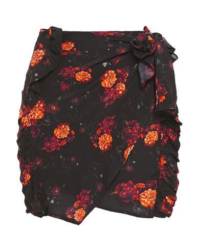 Iro Woman Mini Skirt Black Size 2 Viscose In Black