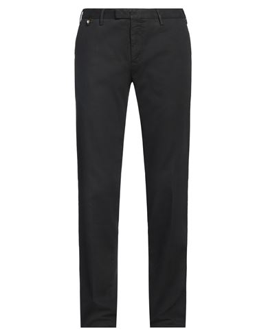 Pt Torino Man Pants Black Size 42 Cotton, Modal, Elastane In Black