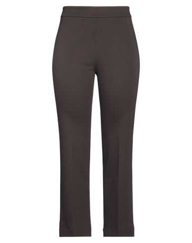 Room 52 Woman Pants Chocolate Brown Size 10 Viscose, Polyamide, Elastane In Brown