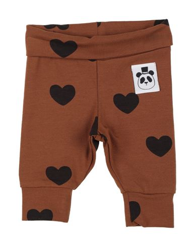Mini Rodini Newborn Girl Pants Brown Size 0 Lyocell, Elastane In Brown