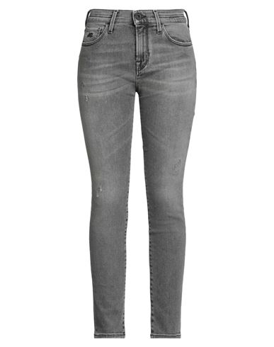 Jacob Cohёn Woman Jeans Grey Size 28 Cotton, Elastomultiester, Elastane In Black