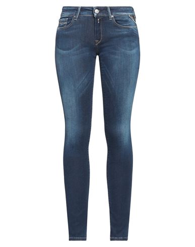 Replay Woman Jeans Blue Size 27w-32l Cotton, Polyester, Elastane