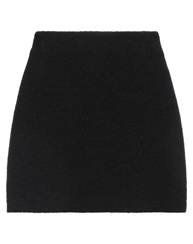Shop Tagliatore Woman Mini Skirt Black Size 8 Virgin Wool, Polyamide