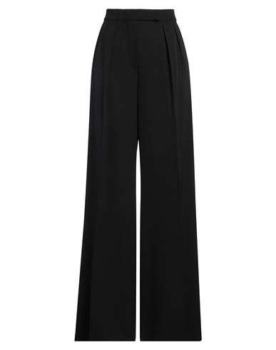 Max Mara Woman Pants Black Size 4 Virgin Wool, Elastane In Black