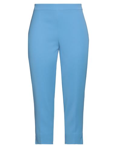 Shop Boutique Moschino Woman Pants Azure Size 14 Polyester In Blue