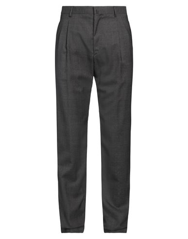 Lanvin Man Pants Steel Grey Size 32 Virgin Wool In Gray
