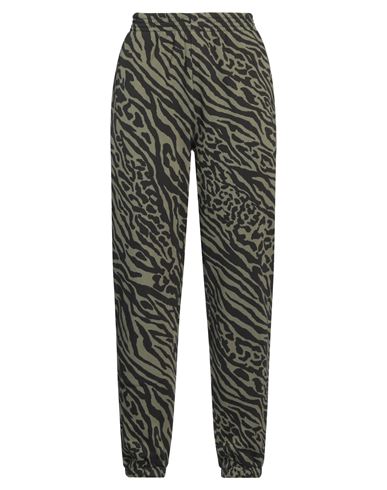 Shop Dundas Woman Pants Military Green Size S Cotton
