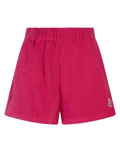 Shop Moncler Shorts & Bermuda Woman Shorts & Bermuda Shorts Pink Size M Cotton