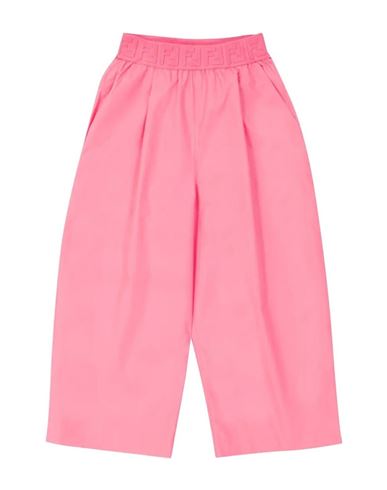 Fendi Babies'   Logo Trousers Toddler Girl Pants Pink Size 6 Cotton