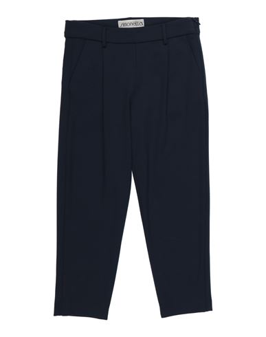Simonetta Toddler Girl Pants Midnight Blue Size 4 Viscose, Polyamide, Elastane In Blue