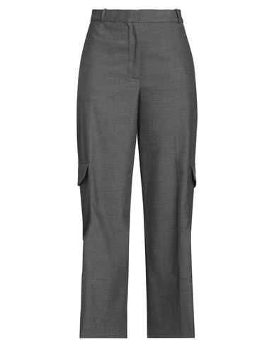 LES COYOTES DE PARIS LES COYOTES DE PARIS WOMAN PANTS LEAD SIZE M POLYESTER, WOOL, VISCOSE, ELASTANE 