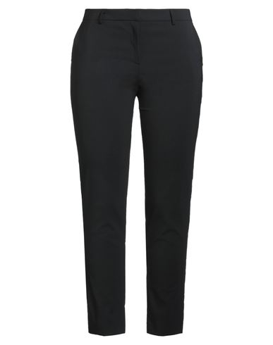 Grifoni Woman Pants Black Size 12 Virgin Wool, Elastane In Blue