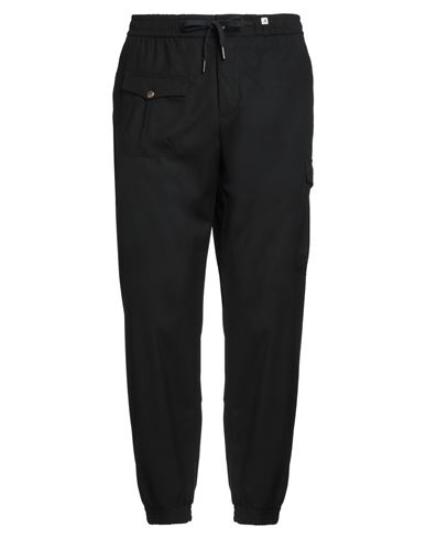Myths Man Pants Black Size 36 Polyester, Viscose, Elastane In Black