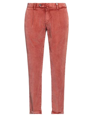 Myths Man Pants Rust Size 32 Cotton, Elastane In Red